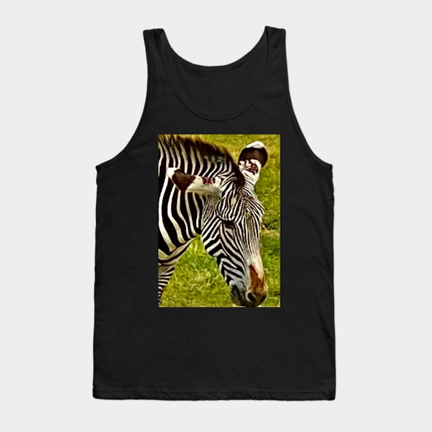 Zebra smile Tank Top by DentistArt2022